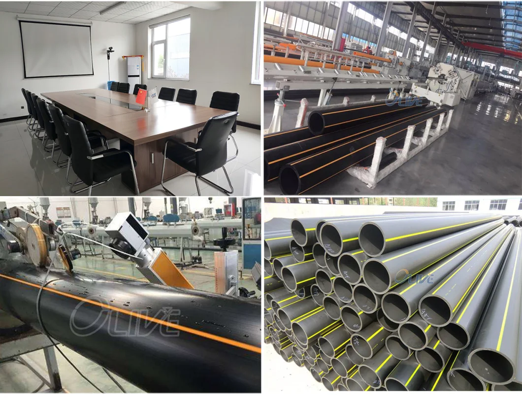 HDPE Plastic Tube PE100 Pn25 High Pressure Water Pipe