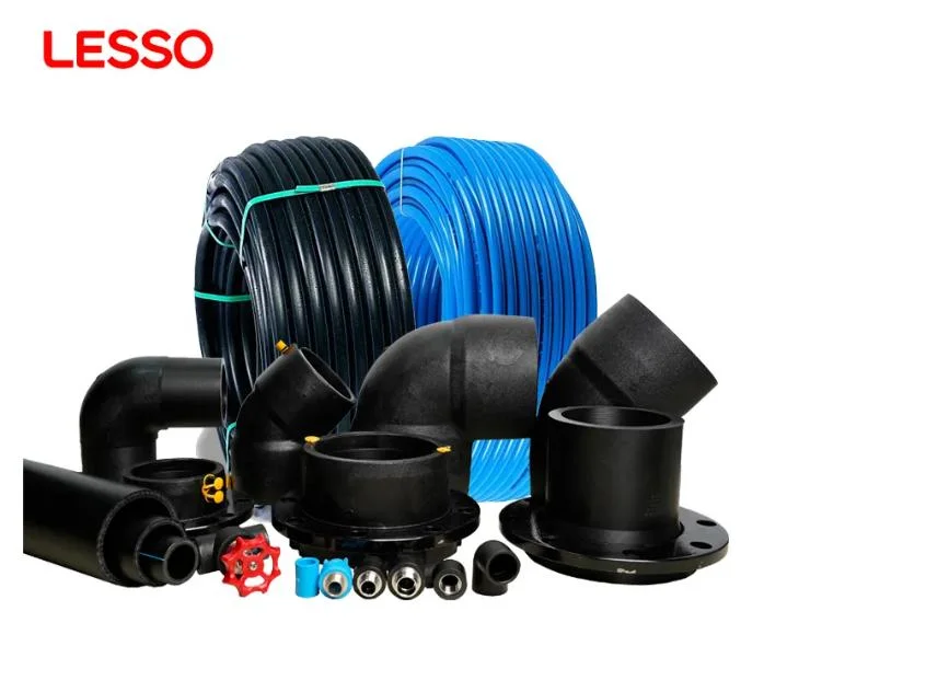 Lesso Pressure Pn10 Pn16 PE100 SDR17 SDR11 HDPE Water Supply PE Pipe