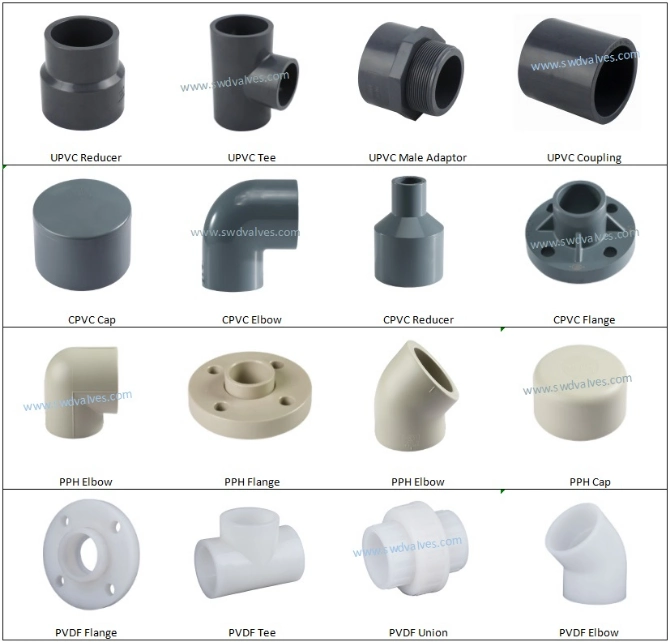 Plastic PVC UPVC CPVC Pph Union Socket or Female Thread