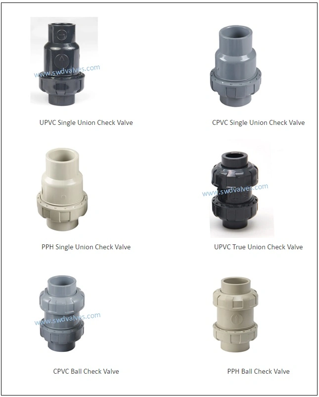 Plastic PVC UPVC CPVC Pph Union Socket or Female Thread