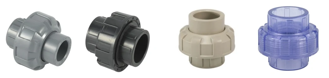 Plastic PVC UPVC CPVC Pph Union Socket or Female Thread