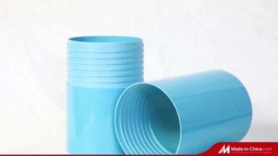 Estremità presa e filettatura a filo Alloggiamento per fontana d'acqua in PVC e tubo di filtraggio di colore blu per i mercati africani, europei e americani