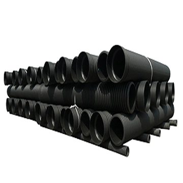 Tubo corrugato in HDPE a doppia parete Dwc Tubo di drenaggio per drenaggio in HDPE